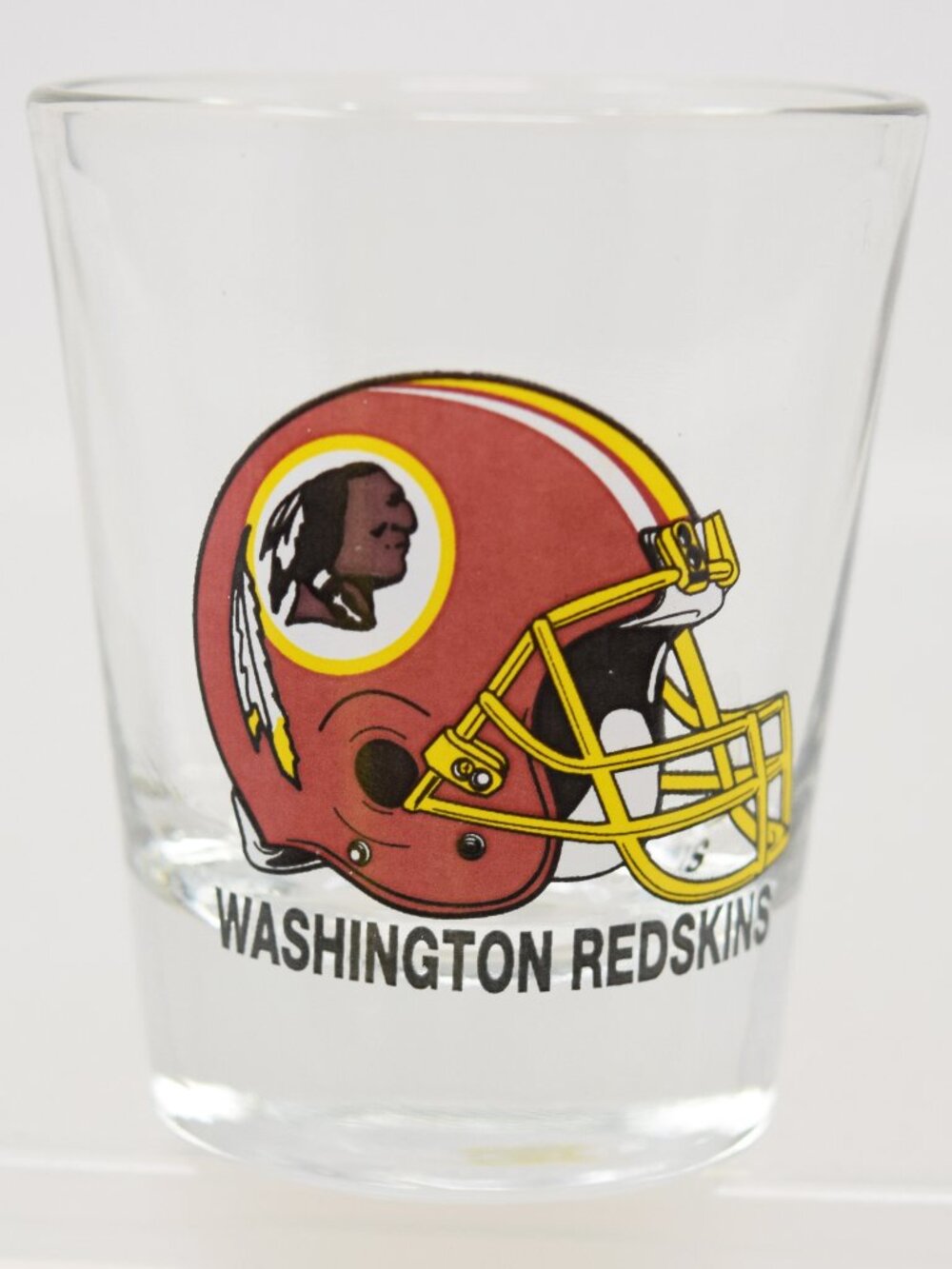 Washington Redskins Shot Glass Helmet Logo Mascot Souvenir NFL Football Hunter